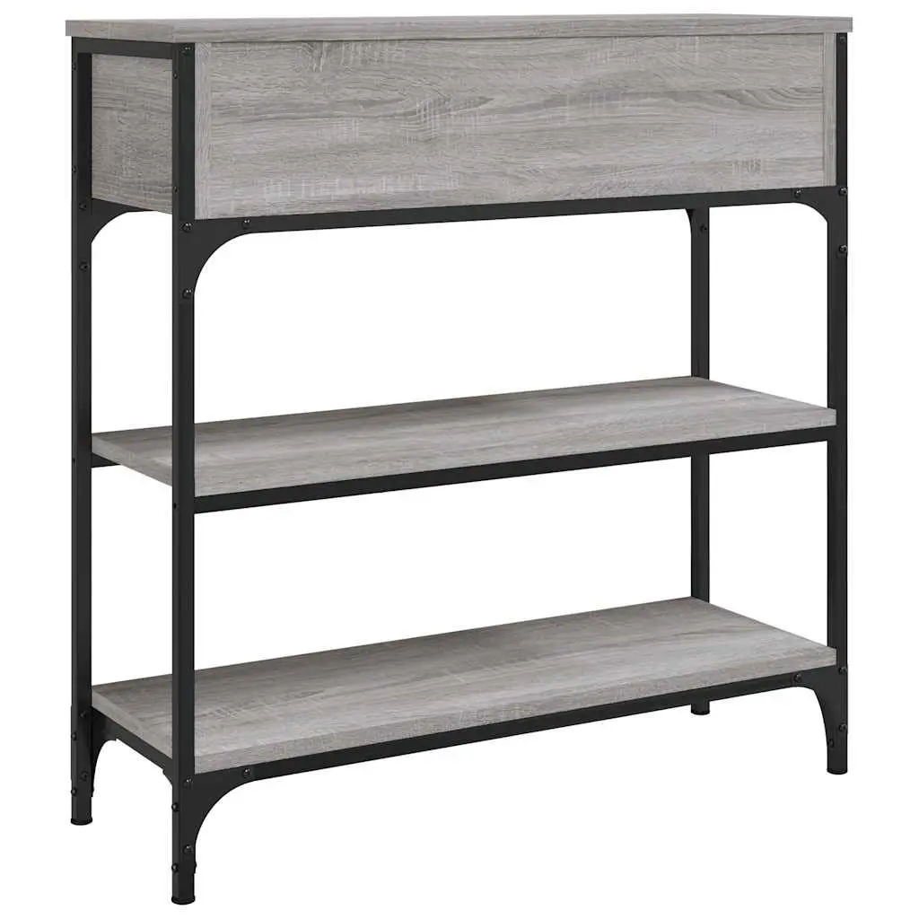 Console Table Entryway Living Room Grey Sonoma 72.5x25x75 cm