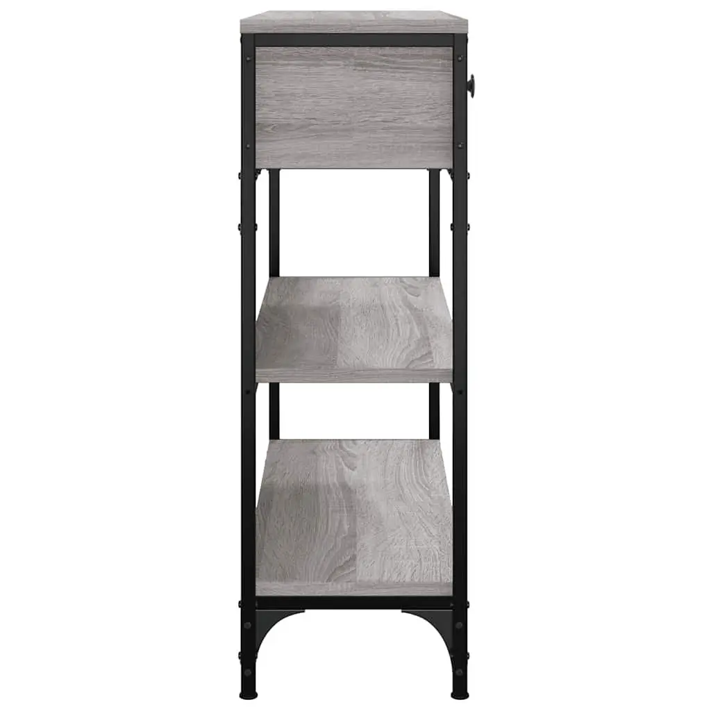 Console Table Entryway Living Room Grey Sonoma 72.5x25x75 cm