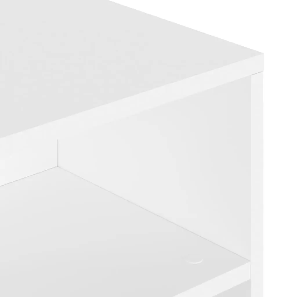 White Coffee Table with Storage