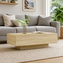 Coffee Table Specifications: Sonoma Oak 100x49.5x31 cm