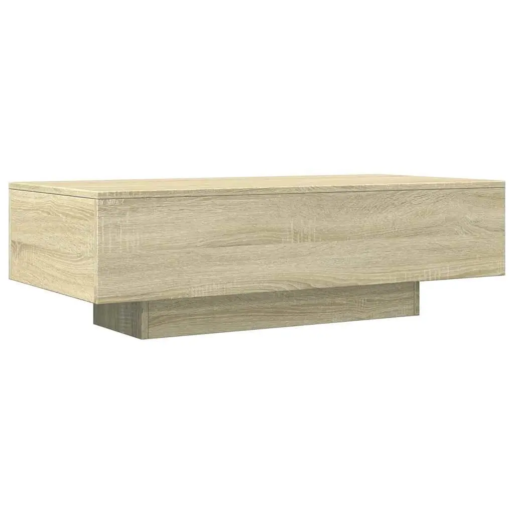 Coffee Table Living Room 100x49.5x31 cm Engineered Wood Sonoma Oak