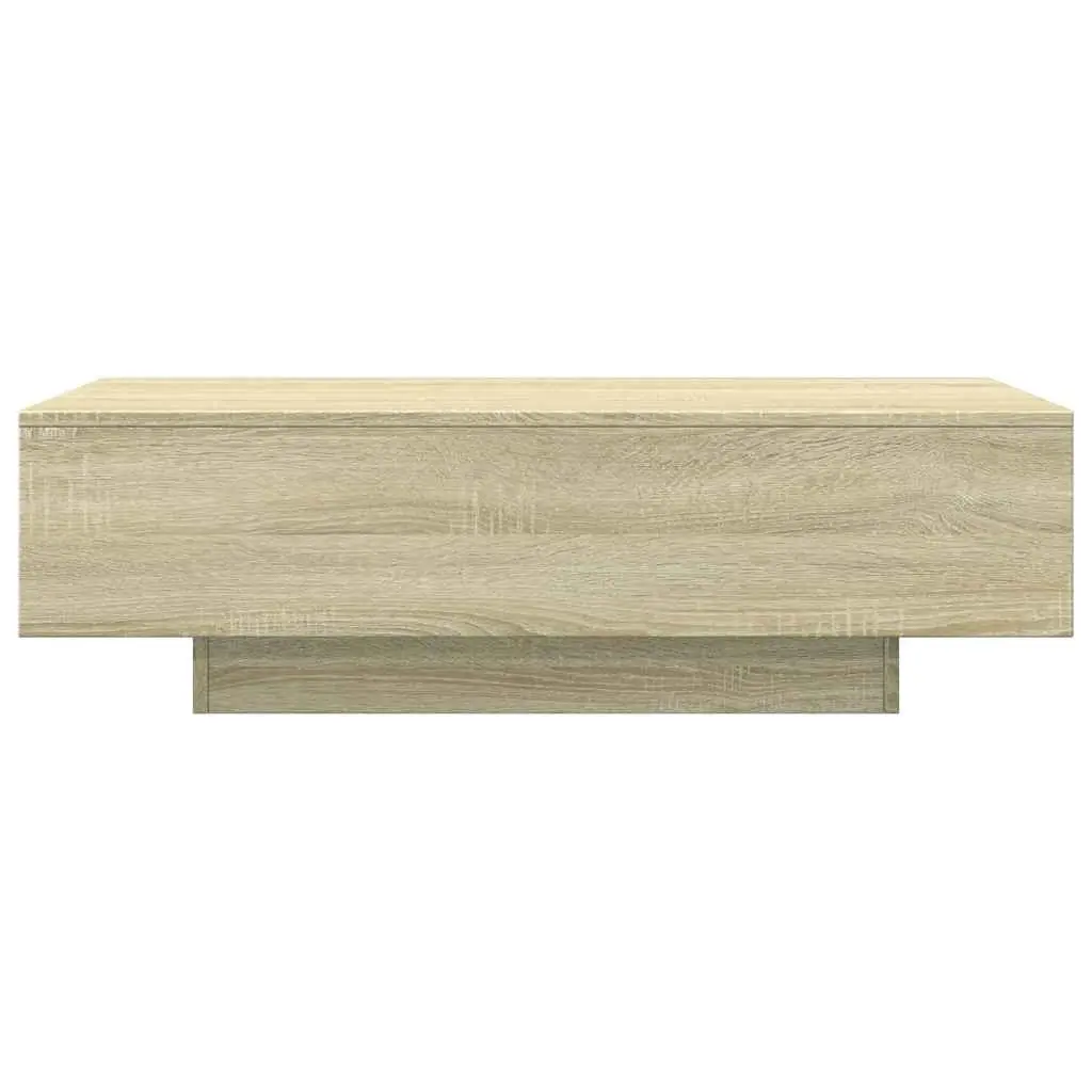 Coffee Table Living Room 100x49.5x31 cm Engineered Wood Sonoma Oak