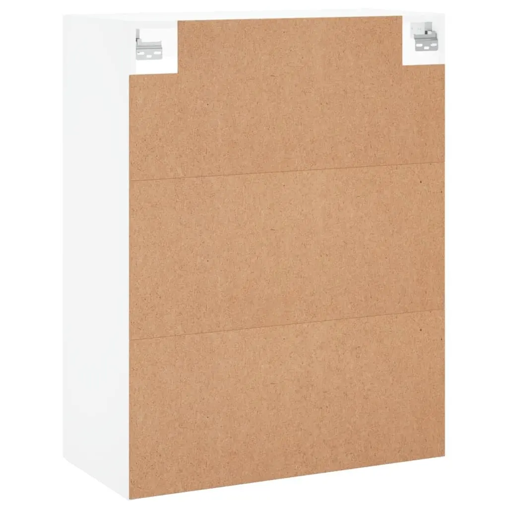 Wall-Mounted White Storage Cabinet