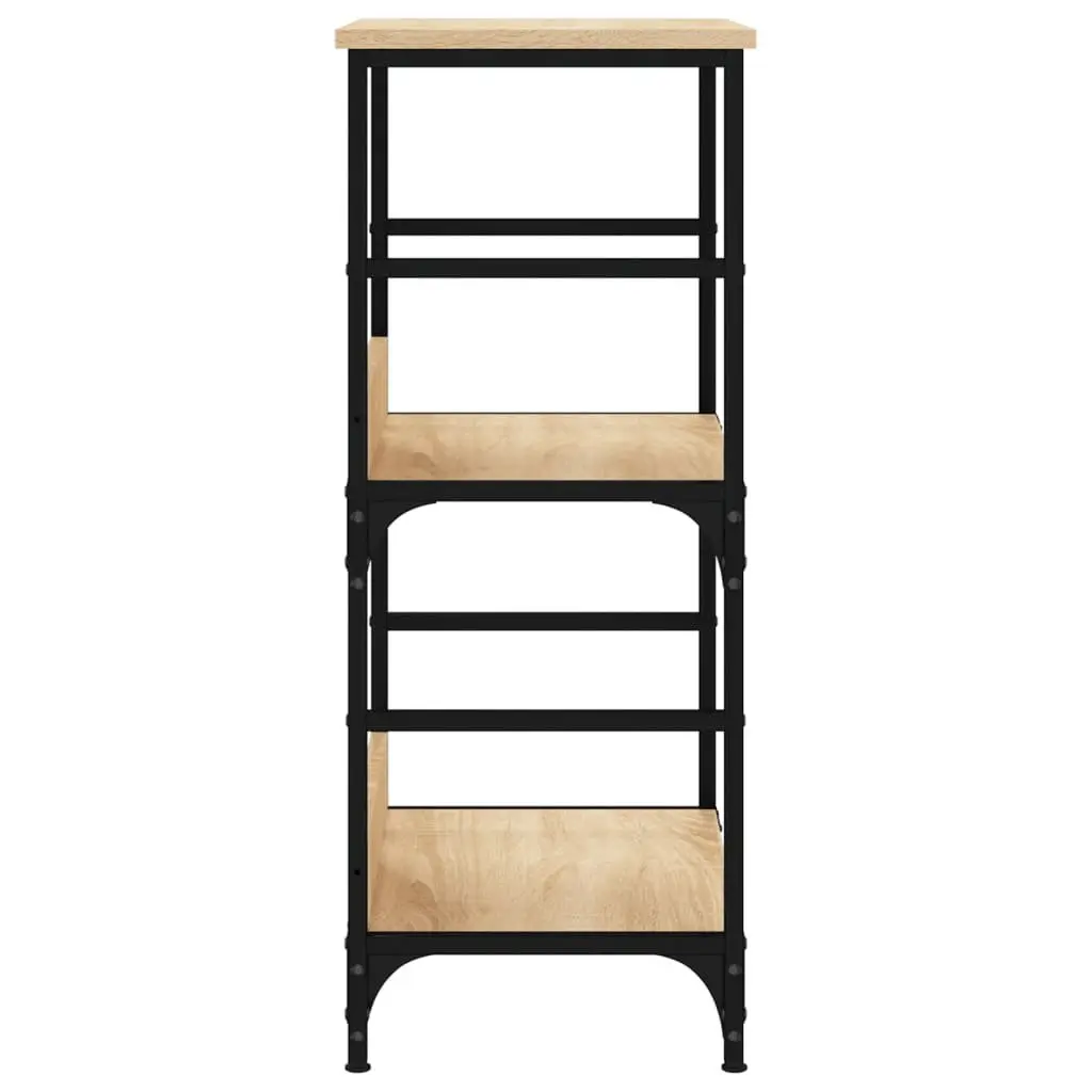 Bookshelf Storage Shelf Home Office 50x33x82cm Sonoma Oak