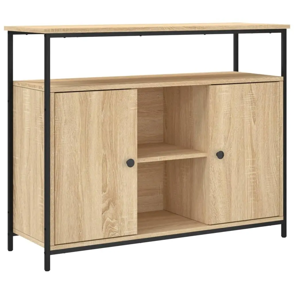 Brown Engineered Wood Sideboard