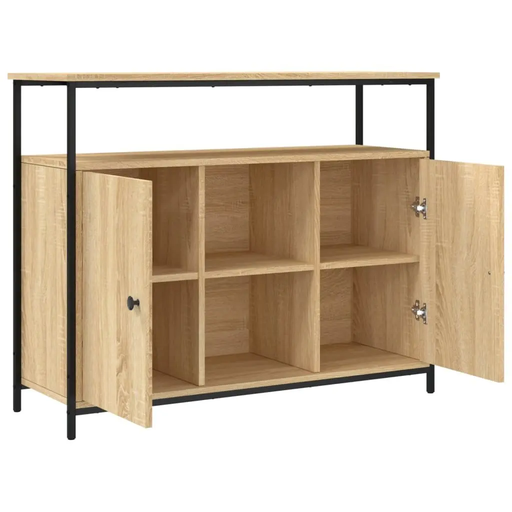 Brown Engineered Wood Sideboard