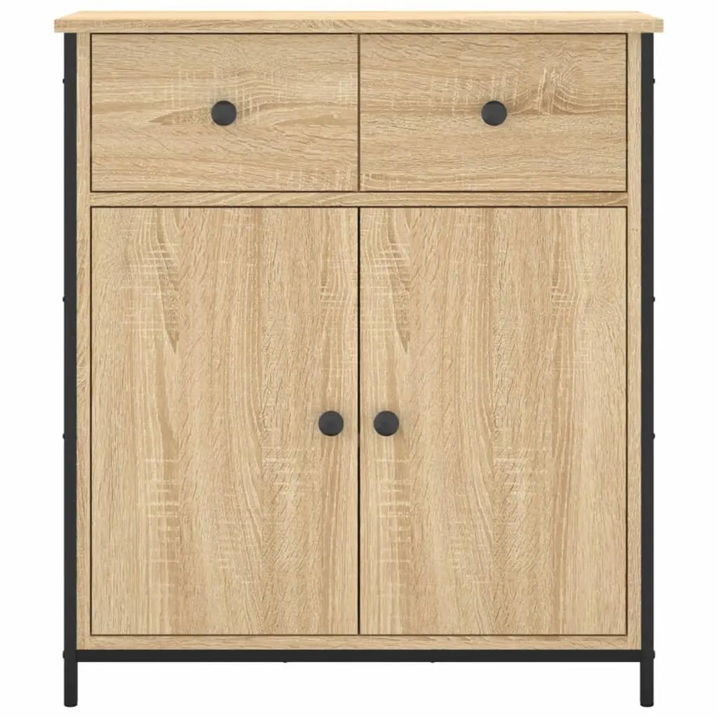 Engineered Wood Sideboard Cabinet 70x30x80cm Brown