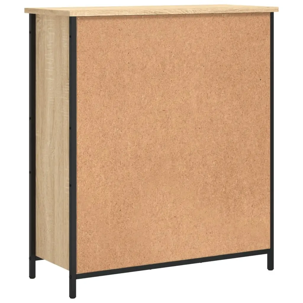 Engineered Wood Sideboard Cabinet 70x30x80cm Brown