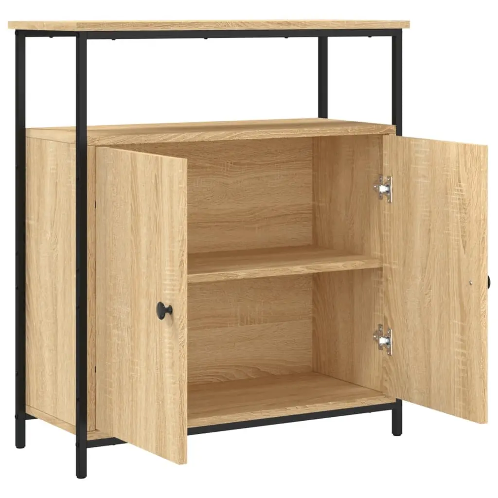 Brown Engineered Wood Sideboard