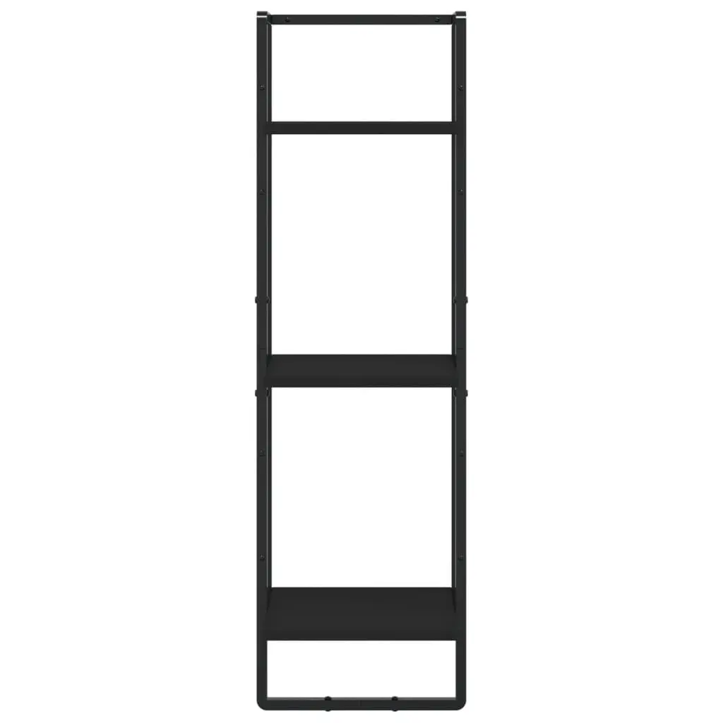 6-Piece Black Floating Shelf Set
