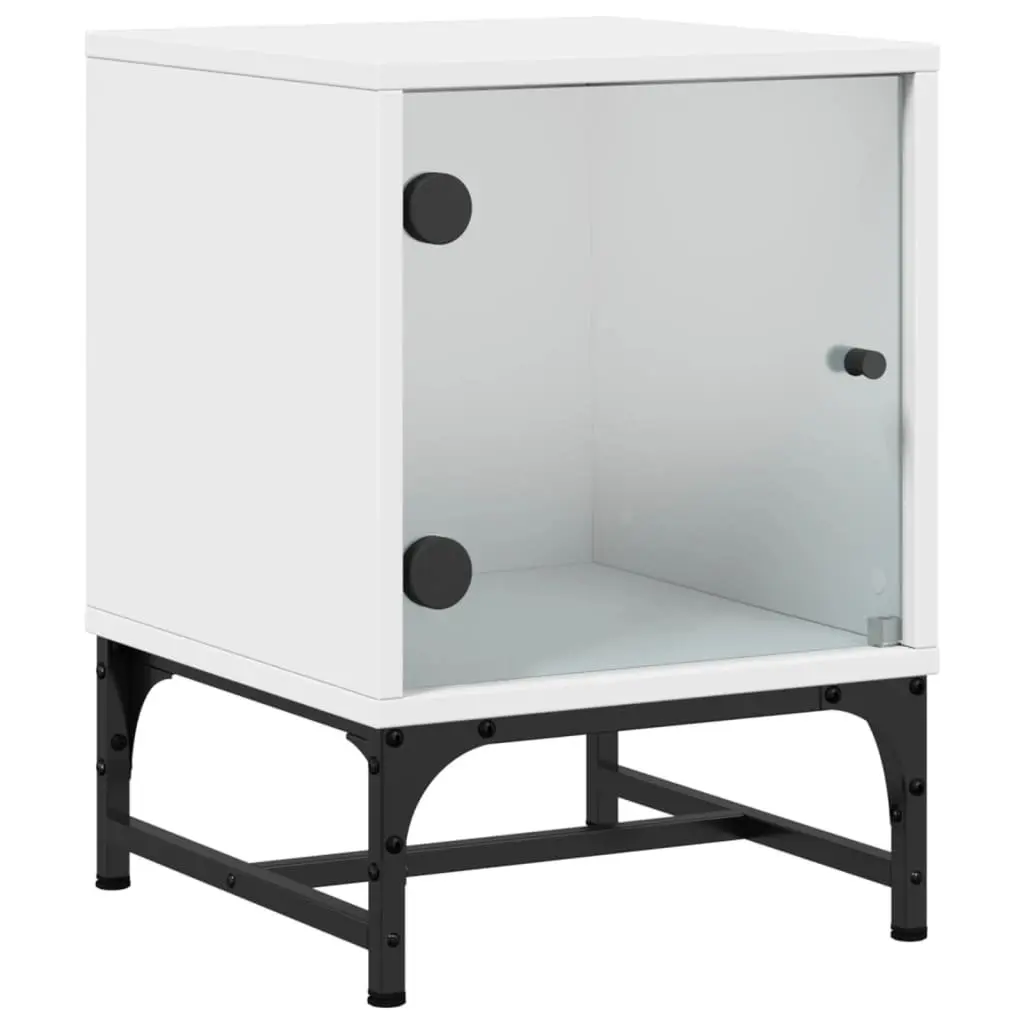 Bedside Tables for Bedroom White 35x37x50 cm Set of 2