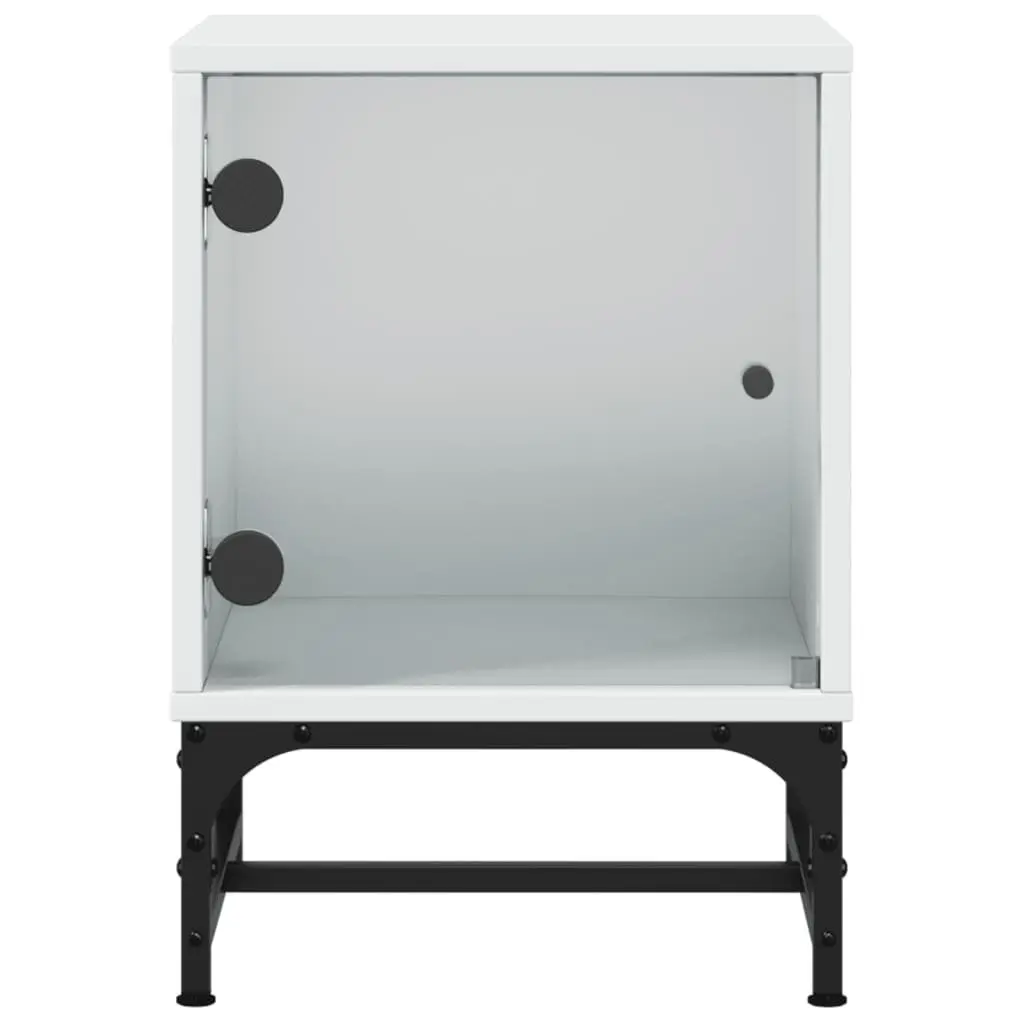 Bedside Tables for Bedroom White 35x37x50 cm Set of 2