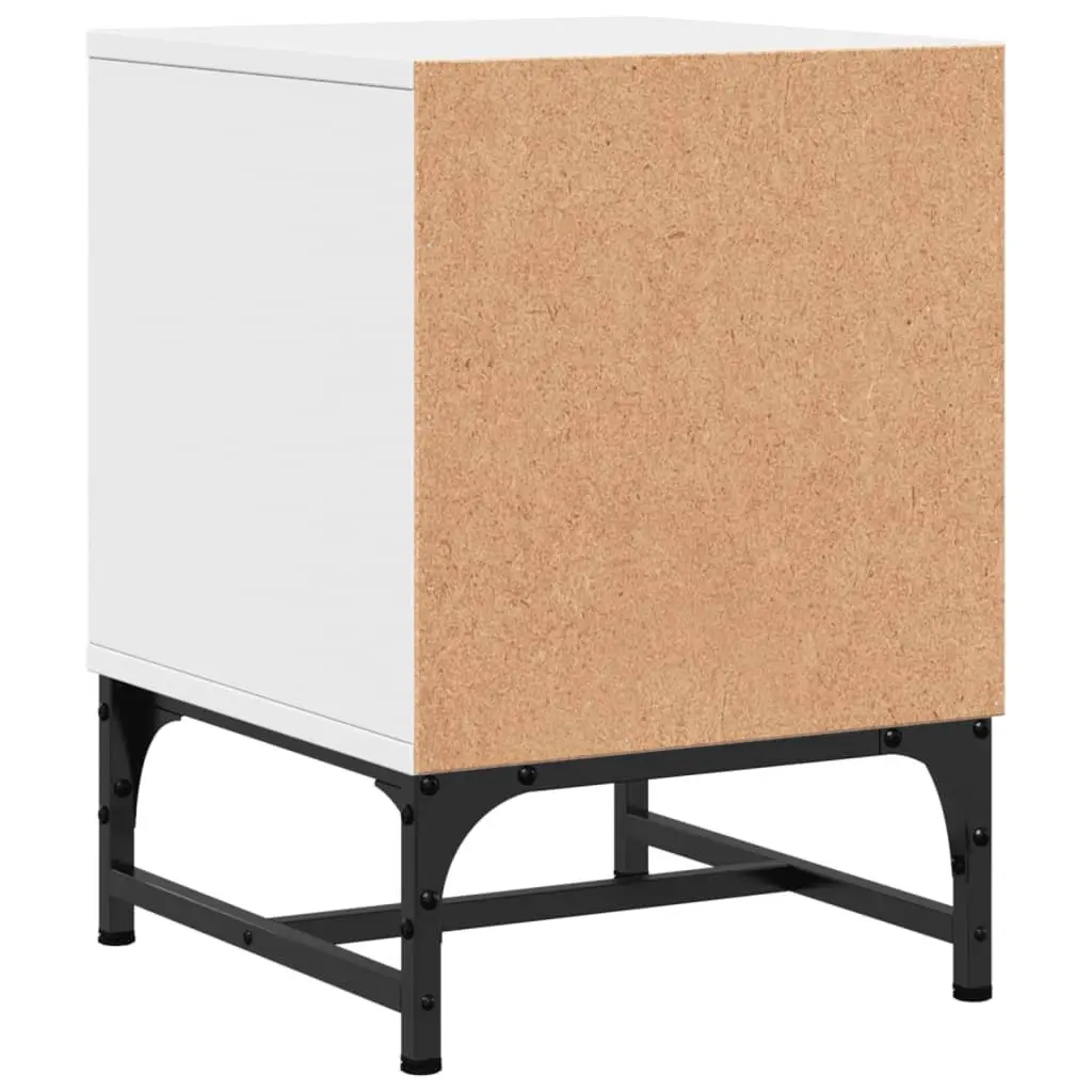 Bedside Tables for Bedroom White 35x37x50 cm Set of 2