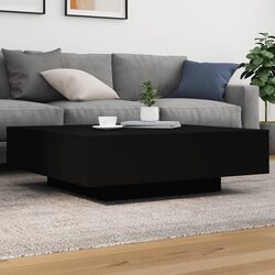 Specifications for Modern Black Coffee Table with RGB Lights