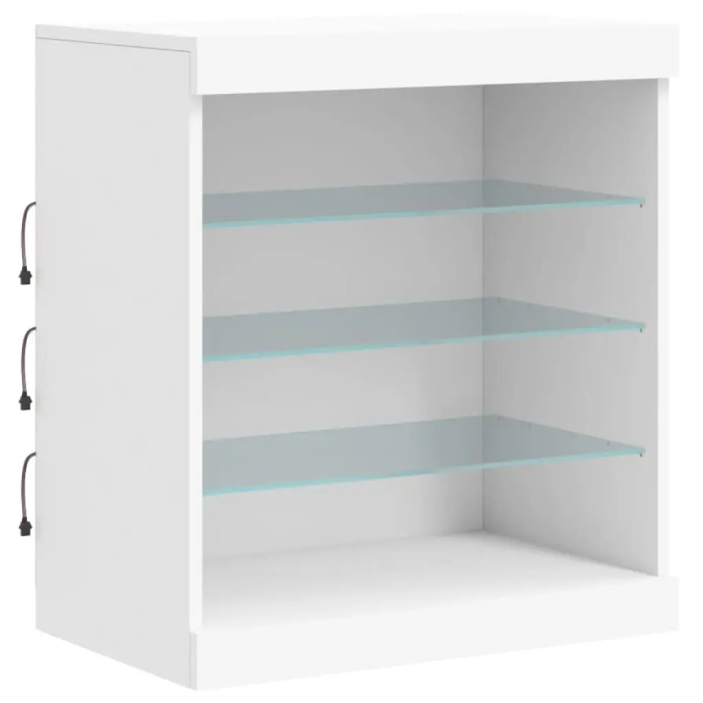 Sideboard Cabinet for Living Room with RGB LED Lights 60.5x37x67cm