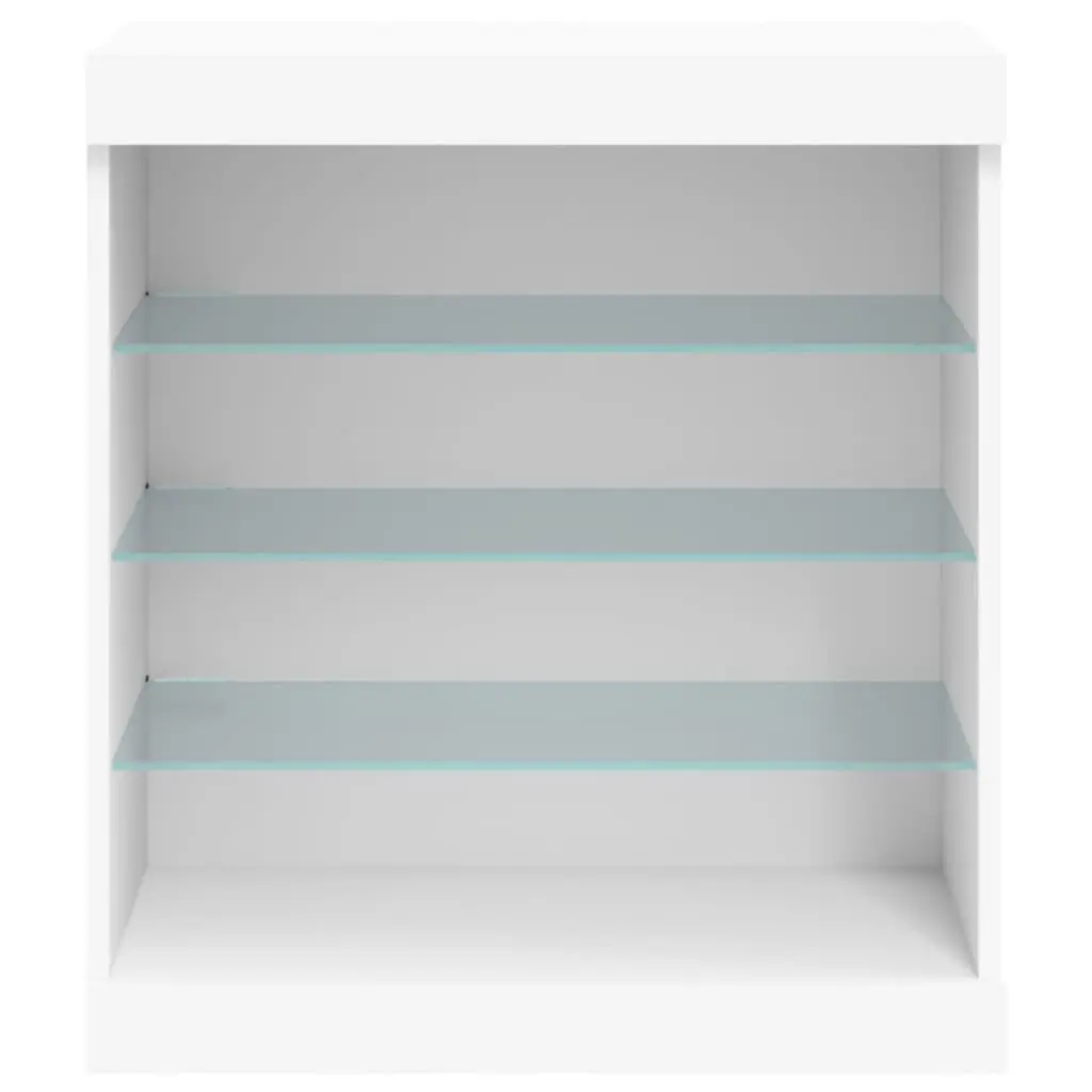 Sideboard Cabinet for Living Room with RGB LED Lights 60.5x37x67cm