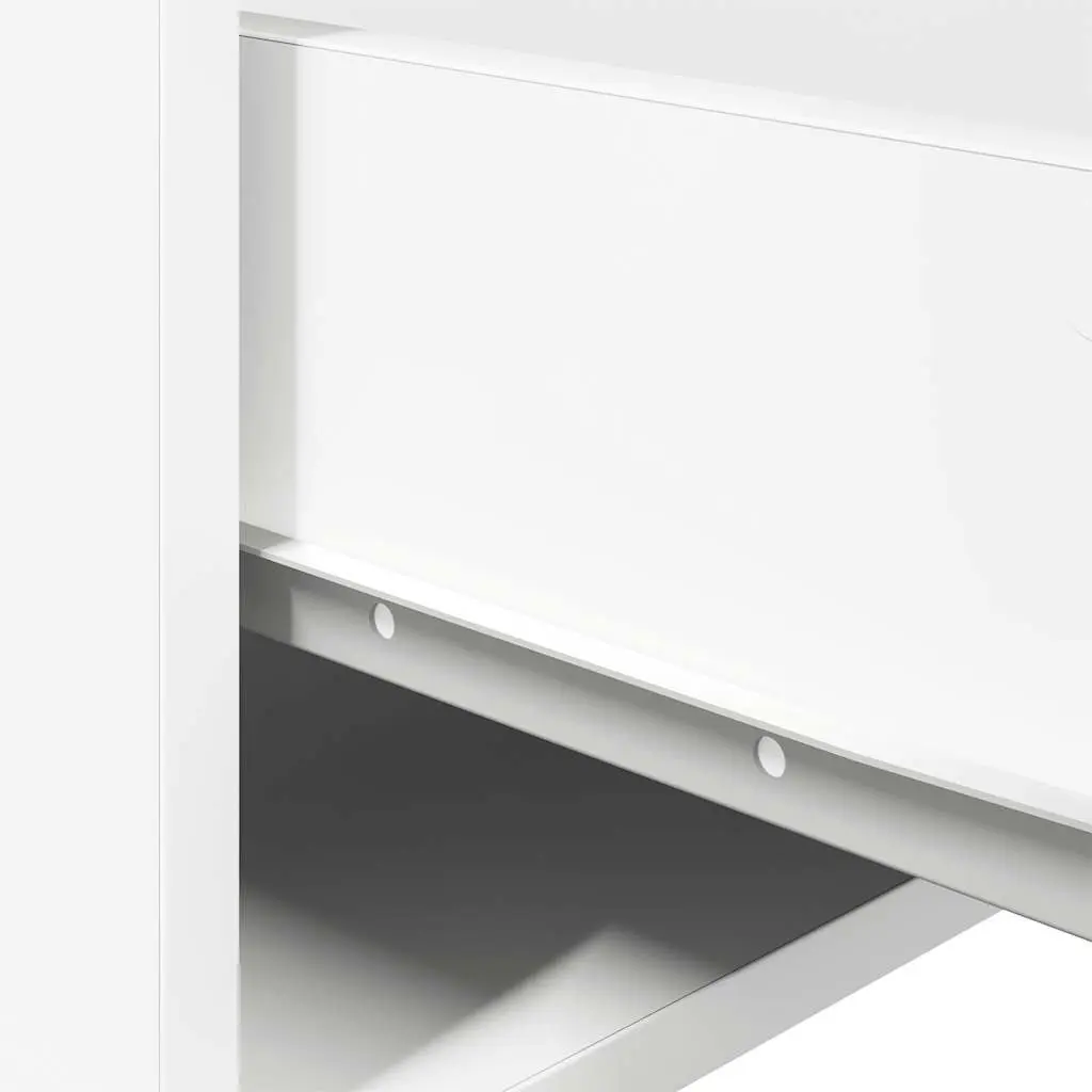 Wall-Mounted Bedside Cabinet with LED