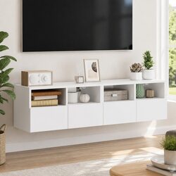 TV Wall Cabinet Specifications: 60x30x30cm in White