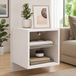 Specifications for White TV Wall Cabinet with RGB LED