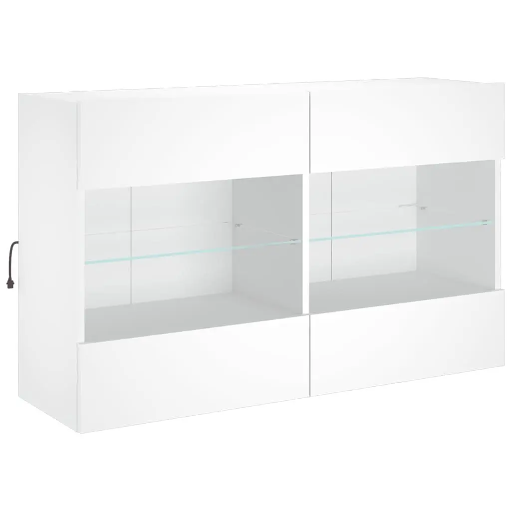 RGB LED Wall-Mounted TV Cabinet