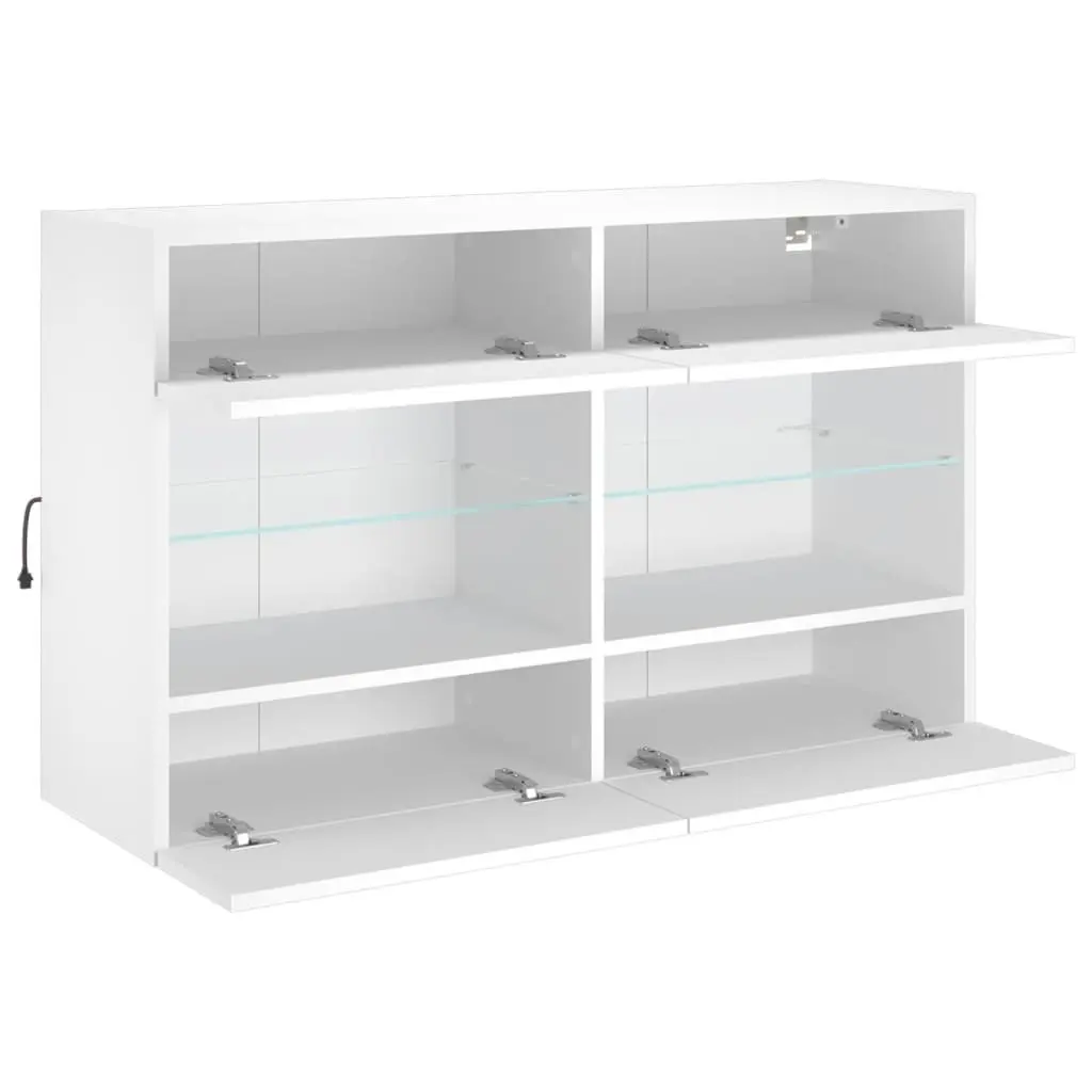 RGB LED Wall-Mounted TV Cabinet