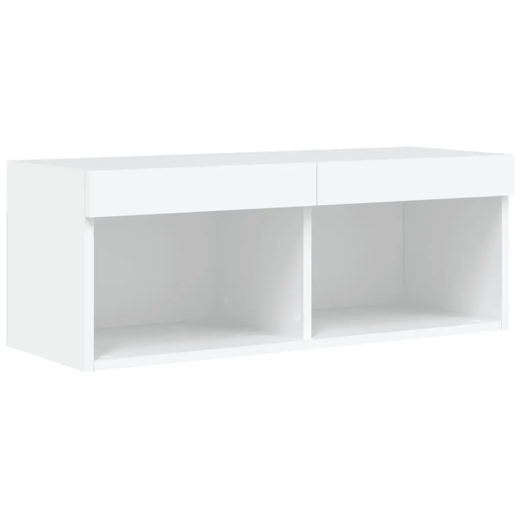 TV Cabinet for Living Room Wall-Mounted White 80x30x30cm