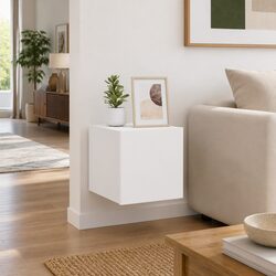 TV Wall Cabinets with RGB LED Lights: 30.5x35x30 cm