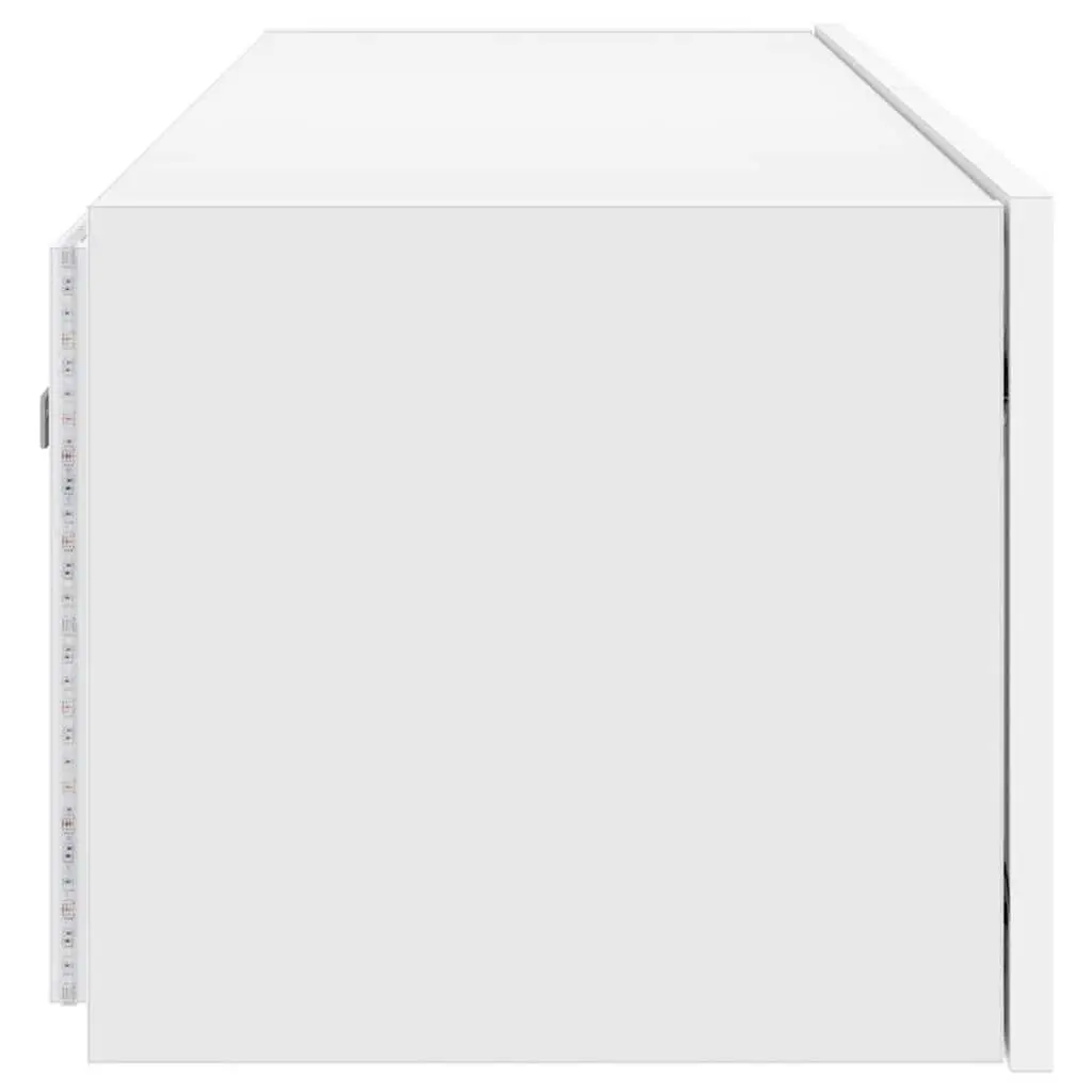 TV Wall Cabinet for Living Room White Wall-Mounted 100 x 35 x 31 cm