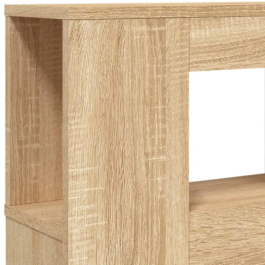 LED Headboard Bedroom Furniture 120cm Engineered Wood Modern Storage Display