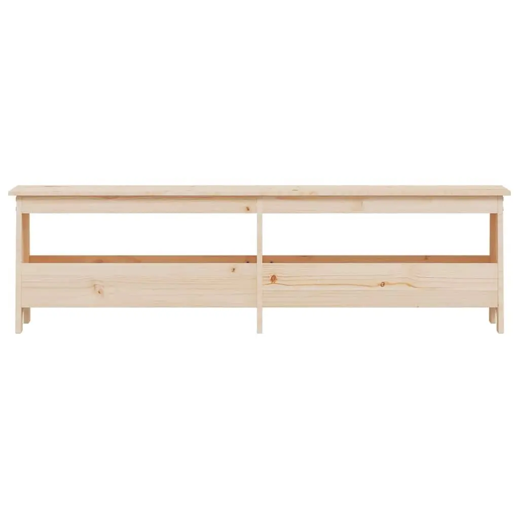 160cm Solid Pine Storage Bench