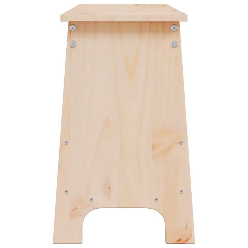 160cm Solid Pine Storage Bench
