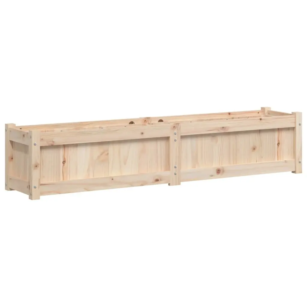 2 pcs Wooden Garden Planters, Brown