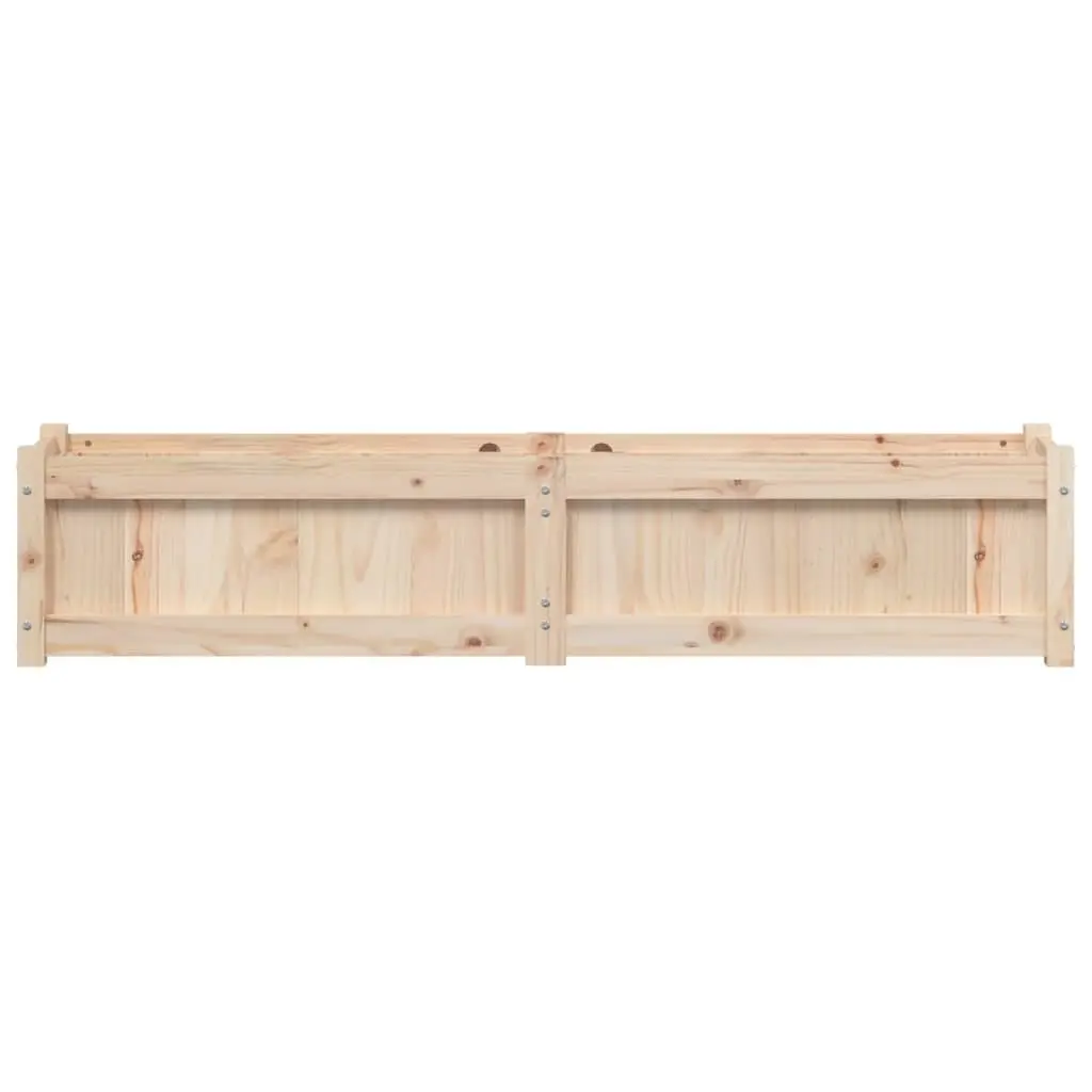 2 pcs Wooden Garden Planters, Brown