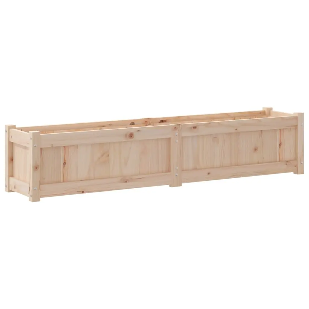 2 pcs Wooden Garden Planters, Brown