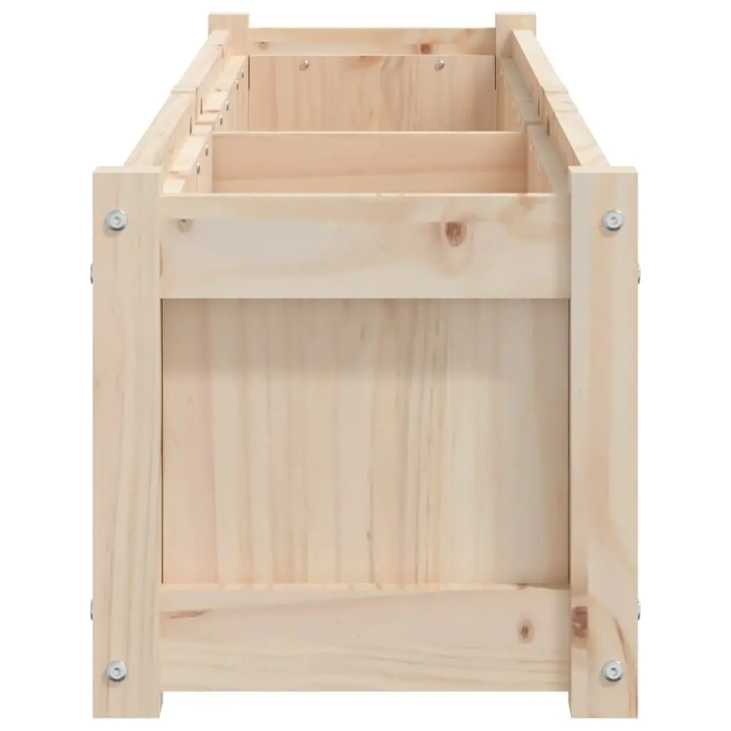 2 pcs Wooden Garden Planters, Brown