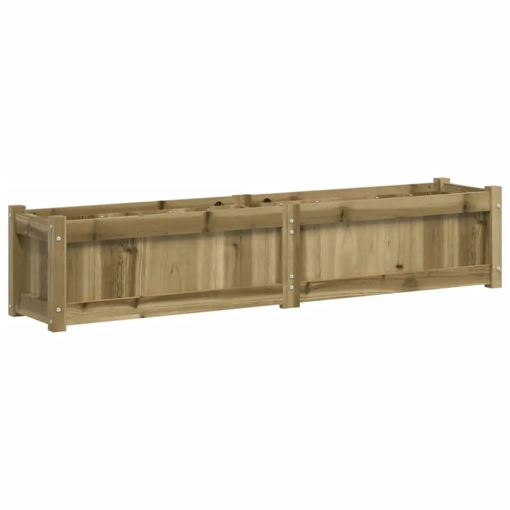 Wooden Garden Planters for Outdoor Use 2 Piece Pine Wood