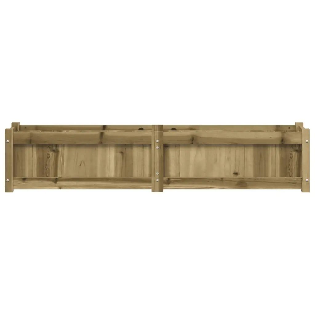 Wooden Garden Planters for Outdoor Use 2 Piece Pine Wood