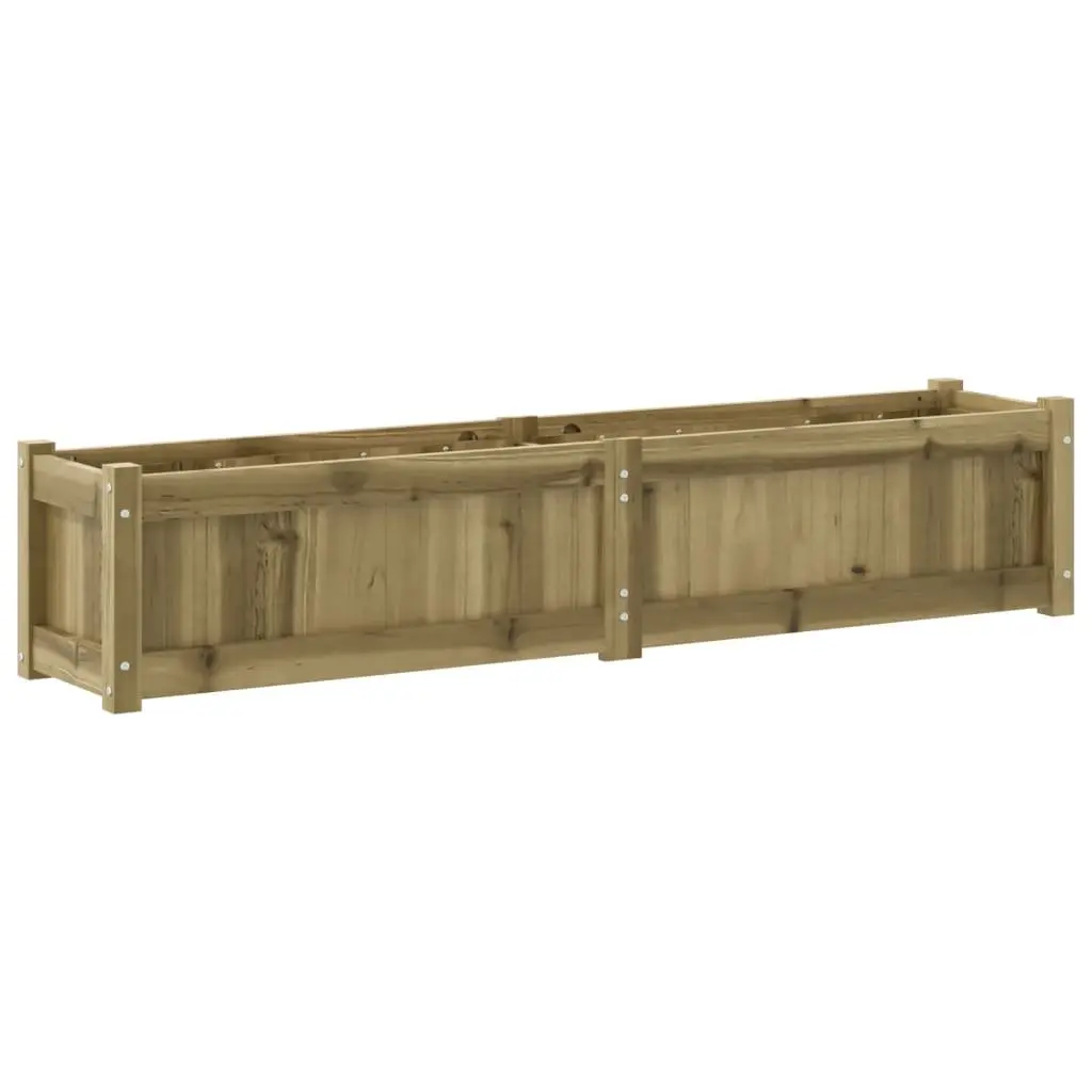 Wooden Garden Planters for Outdoor Use 2 Piece Pine Wood