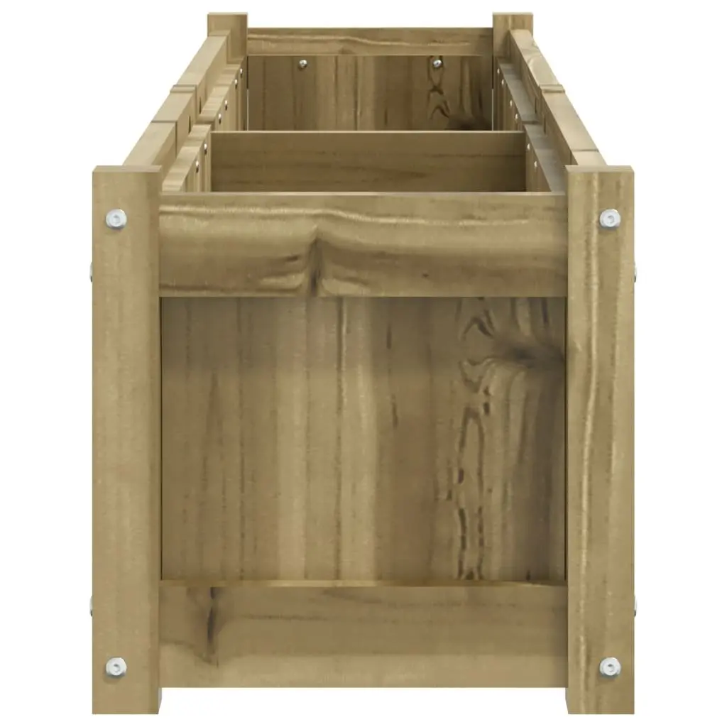 Wooden Garden Planters for Outdoor Use 2 Piece Pine Wood
