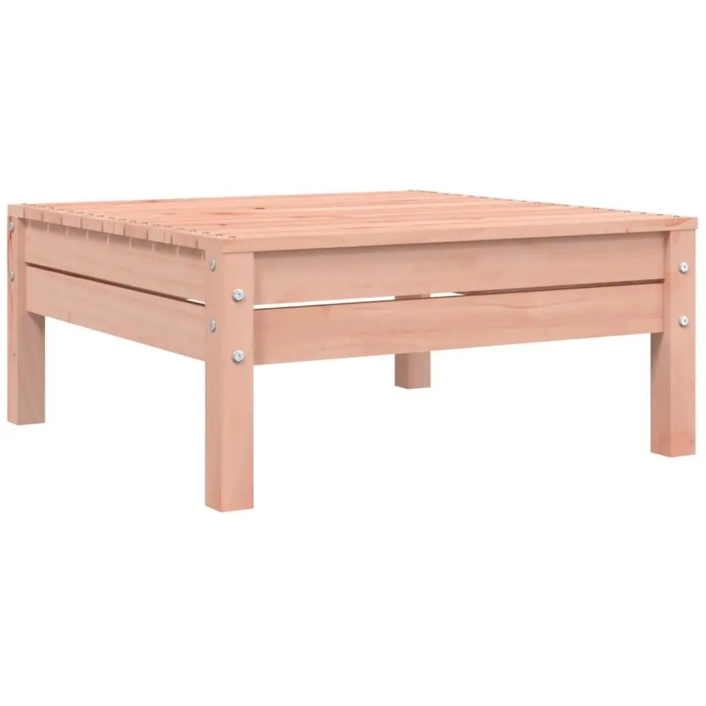 Garden Footstool Outdoor Use Solid Wood with Cushion Brown
