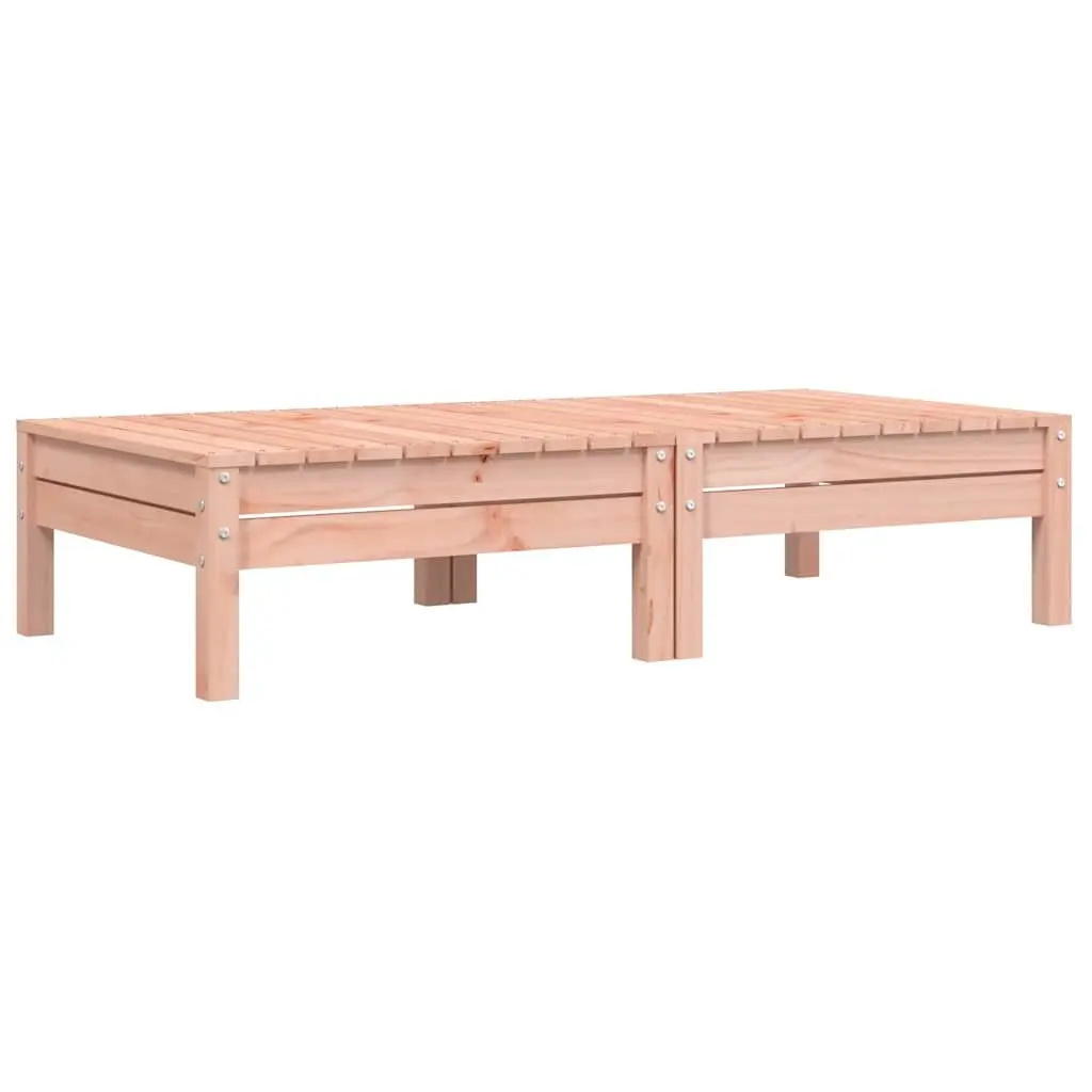 Outdoor Footstools for Garden Patio 2 Piece with Cushions