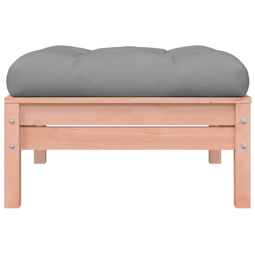 Outdoor Footstools for Garden Patio 2 Piece with Cushions