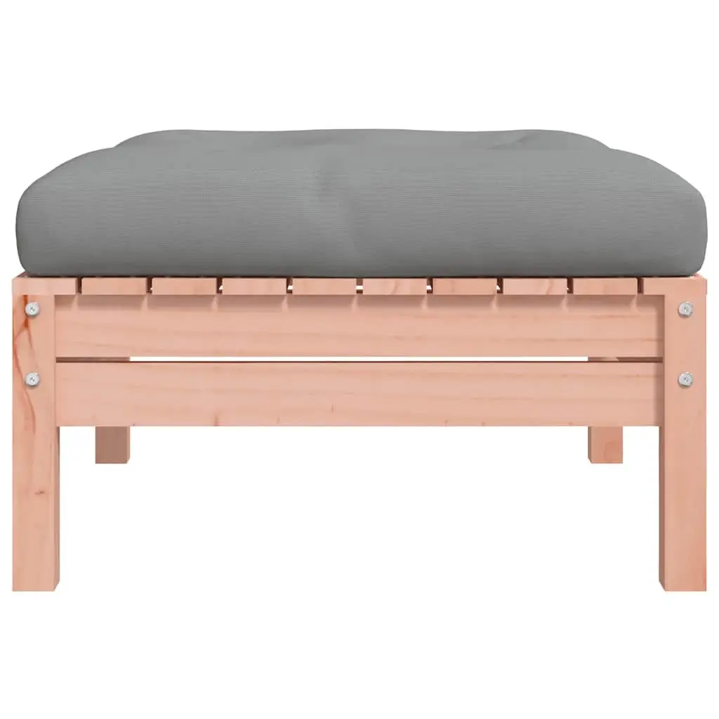 Outdoor Footstools for Garden Patio 2 Piece with Cushions