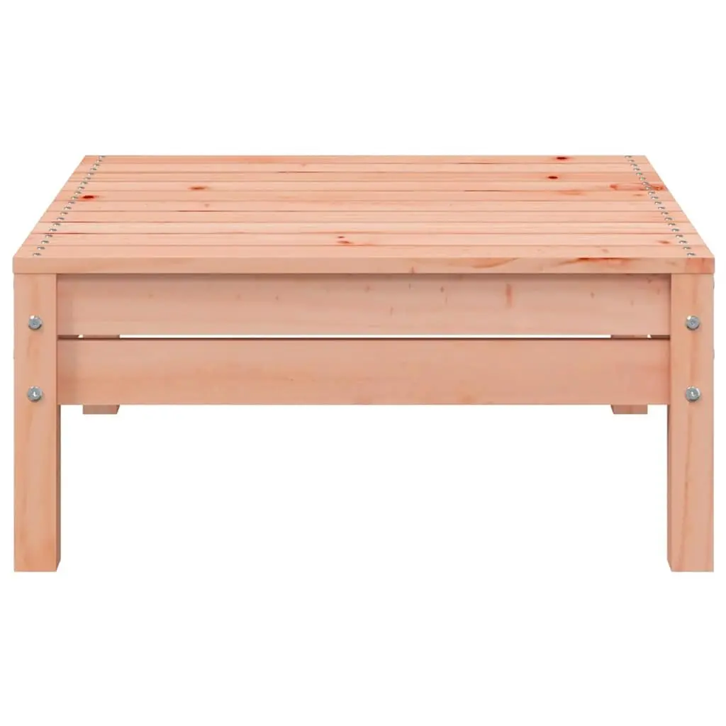 2-Seater Wooden Garden Sofa with Cushions Footstool Outdoor Patio Furniture