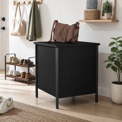 Storage Bench Black Hallway Entryway Seat Shoe Organiser Bedroom End Bed