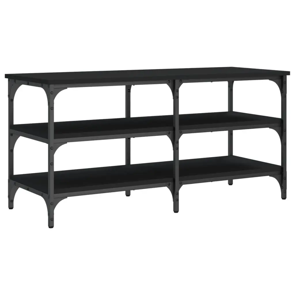 Shoe Bench Storage Entryway Hallway 100x38.5x49cm 3-Tier Shelves