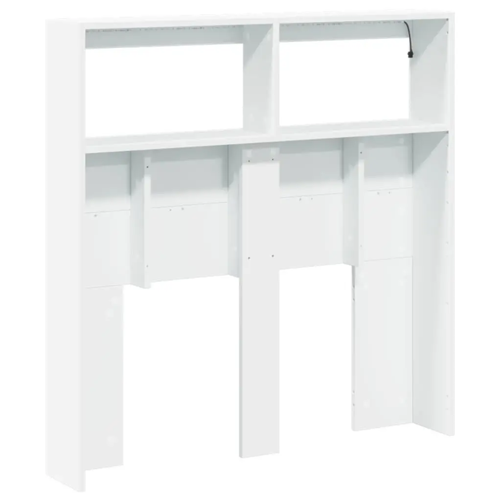Headboard Cabinet with RGB LED Lights 100cm