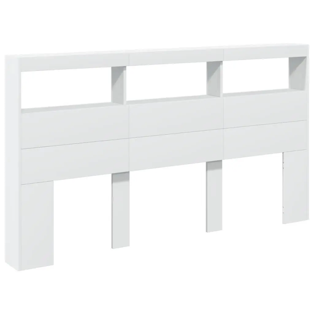 Headboard Cabinet for Bedroom 180cm with RGB LED Lights