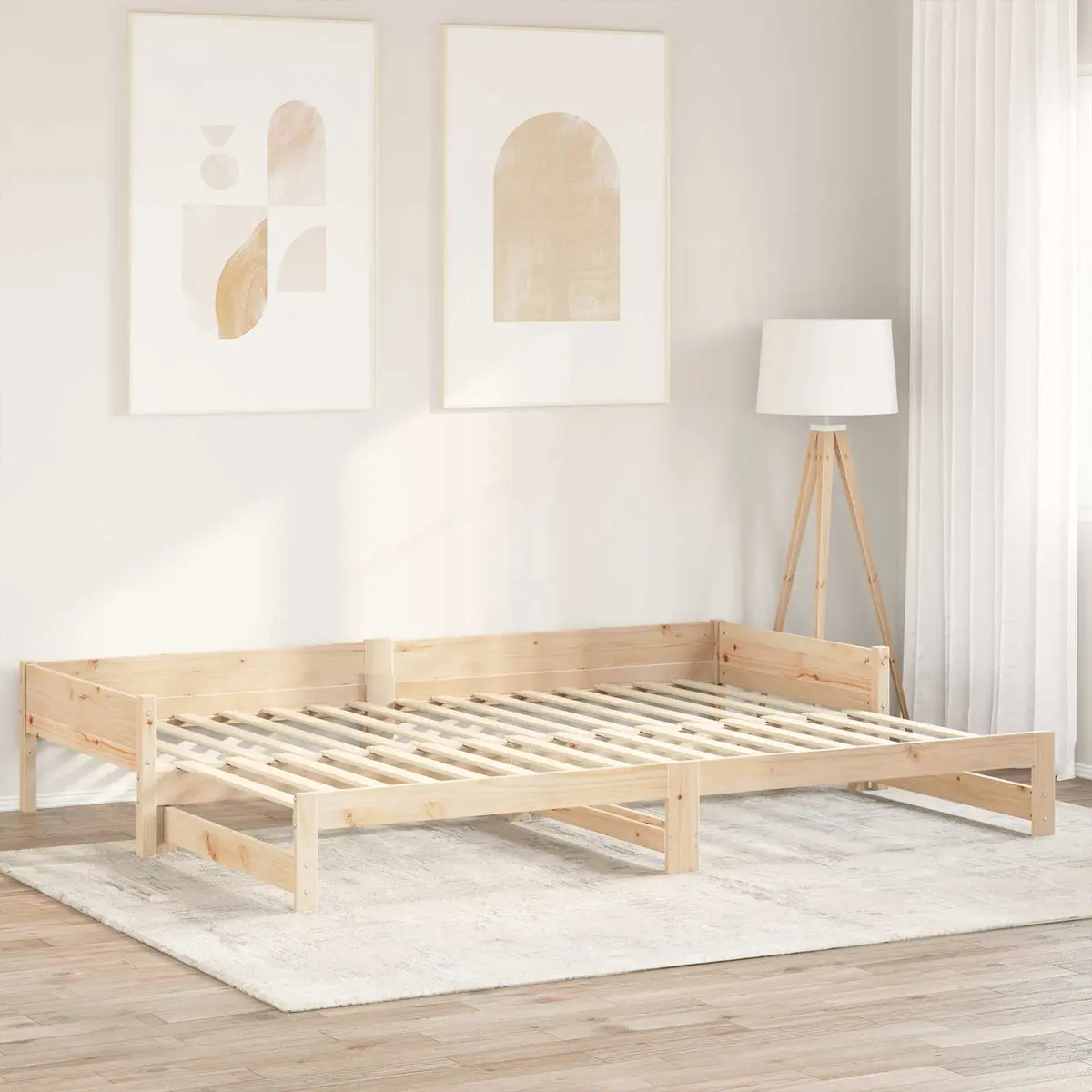 Wooden Bed Slat Solid Pine Replacement Slat Mattress Support Bedroom Furniture