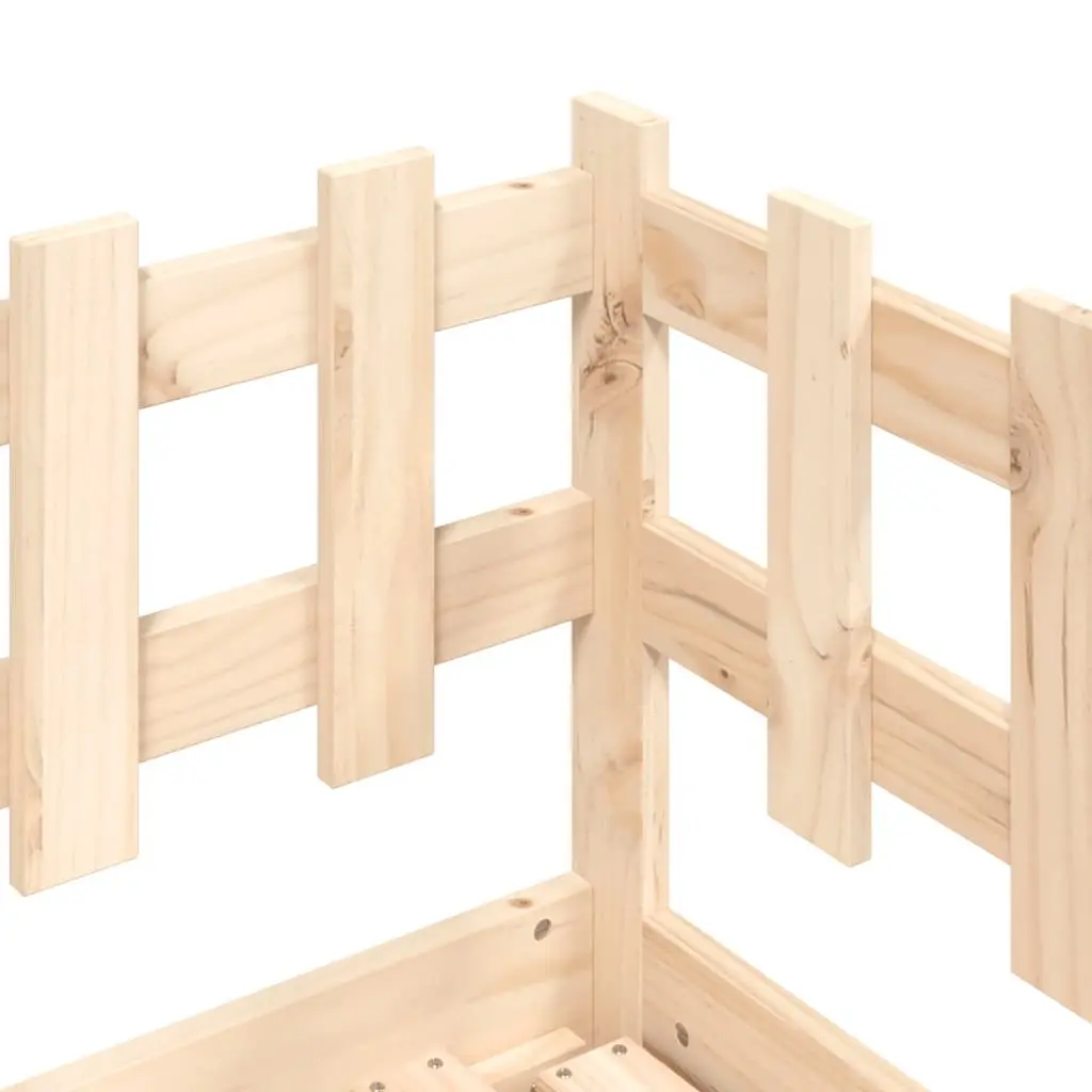 90x190 cm Solid Pine Wood Pull-out Day Bed Frame
